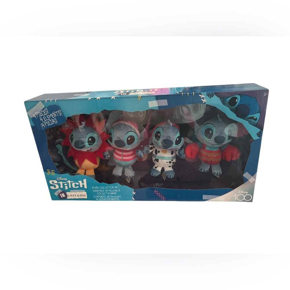 Disney Stitch In Costume Collectors Plush Set